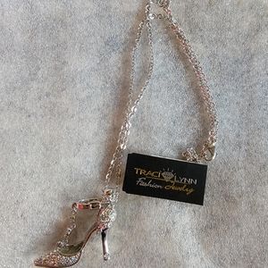 Traci Lynn Stiletto 26" Rhinestone Neckclace